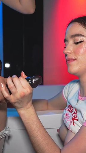 Threesome Petite Latinas Turn the Dance Floor Into an Orgy of Strap-ons and Nipple Clamps!