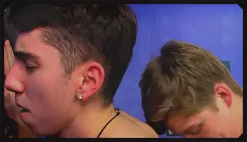 Bareback Twink Lovers: Deep Kissing & Raw Passion