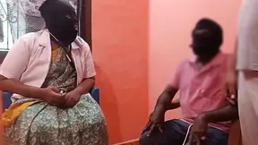 Hot doctor and patient discuss naughty desires in the clinic