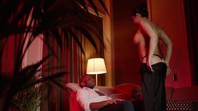 big tittie brazilian milf pounded deep and taking a huge creampie in her tight pussy from a bbc.