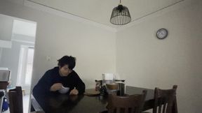 Eating cereal alone in the dark. I hate my fucking life