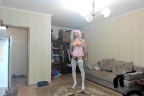 Pink dress. How do you like it?