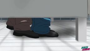 School friends romance at house after school