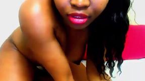 Dildo Going Deep In That Sexy Ebony Ass