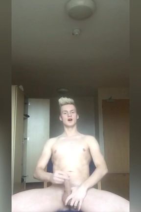 Dancer Boy Jed Shoots His Cream
