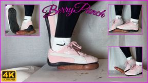 Real Street Dirt Cock Trampling Full Weight In Puma - Shoejob - Cockbox - Cock Crush - Cumshot - Foot Fetish - CBT - 4K