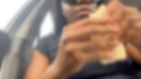 Stuffing my Face with Fast Food in my Car