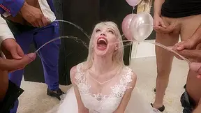 Slammed brides Goes Wet with TAP, Izzy Wilde 7on1 ATM DAP, Wrecked Ass, ButtRose, Pee Drink, Shower, Cum in Mouth, Swallow BTG116 - PissVids