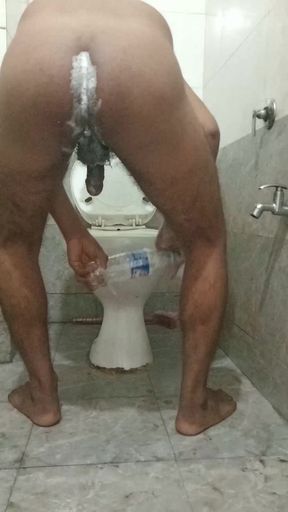 Went to the bathroom and fucked ass.