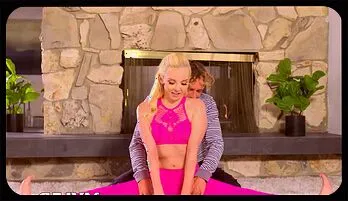 Sultry MILF Aaliyah Love Seduced in Sexy Pink Workout Gear