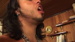 White friend became sex toy to the big boss