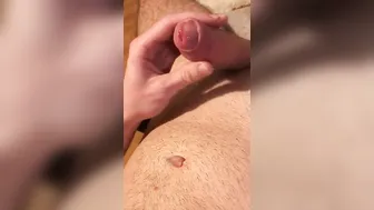 German twink edges with dirty talk and cums hard
