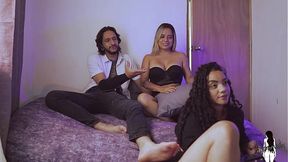 I invite my friend to watch movies and she ends up fucking my husband &mdash;  I catch them at the end!