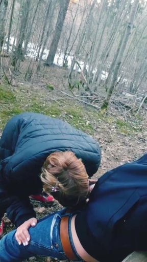 Stepmom Sucked My in the Woods