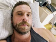 Hairy Muscle Bear Koby Falks POV Wanks and Cums into Underwear