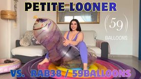 Petite Looner Girl VS Giant Balloon RAB38XL from 59balloons