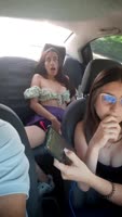 KarolySofia's Uber Ride Turns Naughty as I Control Her Lush Toy