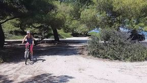 fucking my bike on a public road #almost caught