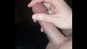 Slow Cock Massage After 2 Hours of Edging Ends in Intense Cumshot Near Camera