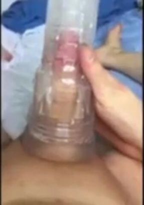 Femboy Robin Quinn's Fleshlight Fun
