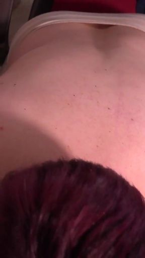 Jaw-dropping moment from &quot;AuntJudysXXX - Your Busty Mature Boss Mrs. Layla Bird Sucks Your Cock at the Office&quot;