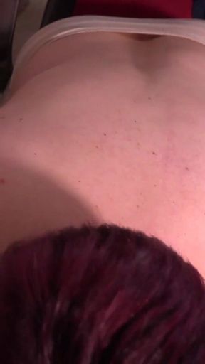 Jaw-dropping moment from &quot;AuntJudysXXX - Your Busty Mature Boss Mrs. Layla Bird Sucks Your Cock at the Office&quot;