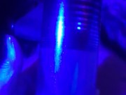 Pumping balls all swollen and oiled up