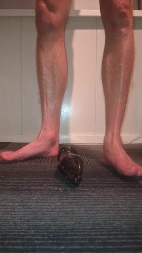 Hot gay twink loves riding his huge fisting toy