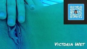 victoria wet - masturbation in the solarium