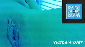 victoria wet - masturbation in the solarium