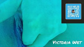 victoria wet - masturbation in the solarium