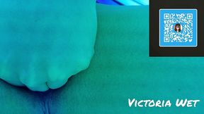 victoria wet - masturbation in the solarium