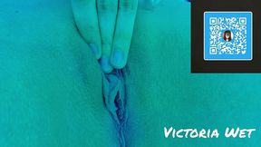 victoria wet - masturbation in the solarium