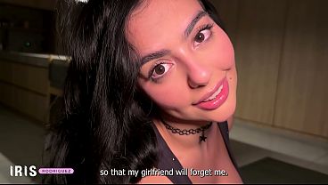 My Friend's Ex Boyfriend Cums in My Skinny Latin Pussy