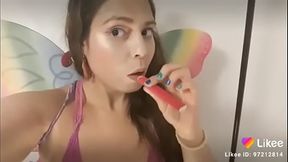 GINGER PARIS BOUNCING TITS FAIRY COSTUME