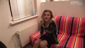 Beautiful German housewife wet banged