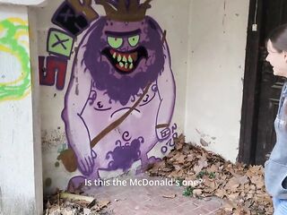 Cute beauty screwed hard in an abandoned building - Public Sex - KLX