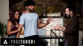 PURE TABOO Stressed Avery Jane Submits To Creepy Neighbor&#039;s Perverse Demand To Keep Her Dirty Secret