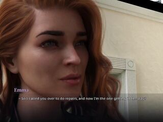 Boundaries of Morality 0.750 - Part 5a - Does Emma Truly Let the Bull Justin Real Bang Her in the Washroom?