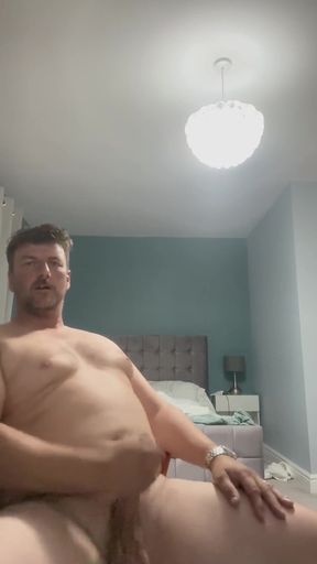 Horny Daddy Wanks and Fingers Arse