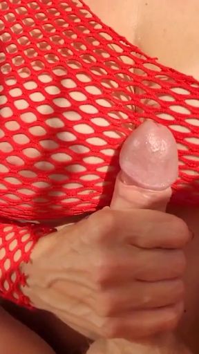 POV public sexy amateur handjob tittfuck on my balcony in the sun squirt me on my tits   Clip 1