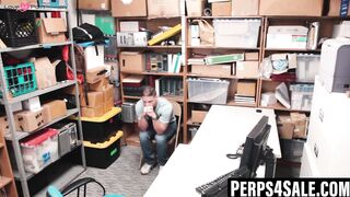 Inked thief gets barebacked by officers huge black dick