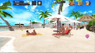 Max's Life Cap 25 - Massage to Naked Girl on the Beach and Girl Masturbating