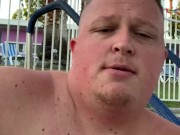 Cumming in the Hot Tub, Who wants it? Woof