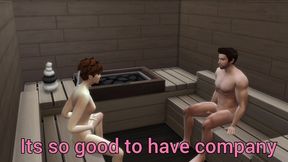 sakura first time dped at the sauna (gone sexual) (hot)