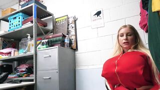 Busty PE teacher MILF is a cleptomaniac