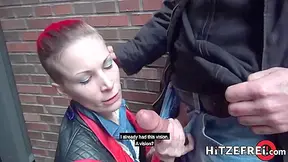 She Rides Them Both Expertly And Gets Fucked In The Middle Of The City