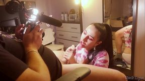 BTS - Vape and Blowjob From Stunning Cocksucker Black Lynn