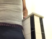 Roommate's Boxers Get Caught and Torn Off in Communal Dorm Bathroom