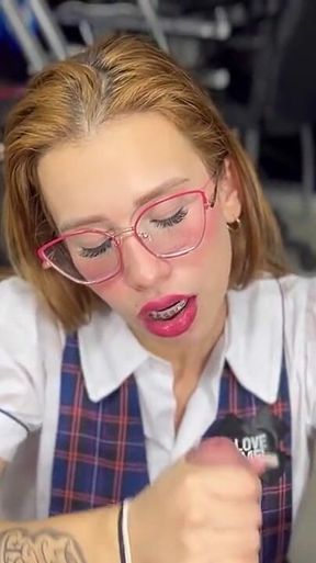 Short Uniform and Cock Desire: Naughty *** Gets Fucked Mercilessly